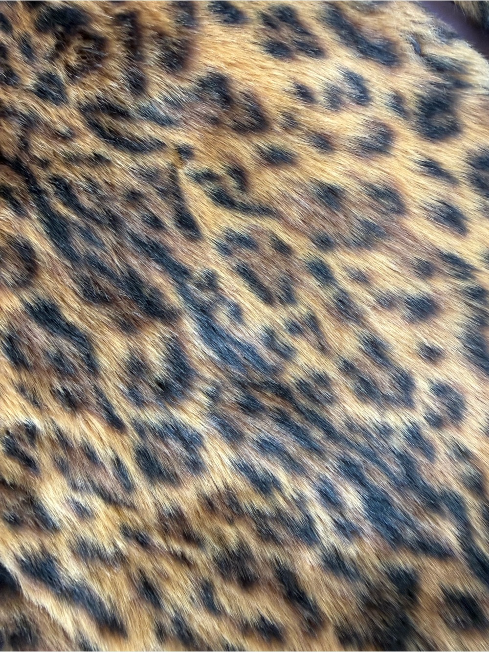 J.Crew Collection Faux Fur Leopard Print Coat G9553 Size S - Picture 4 of 8